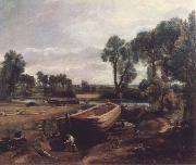 John Constable Boat-building near Flatford Mill Sweden oil painting artist